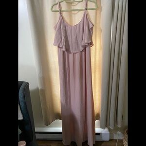 NWT Show Me Your MuMu Dusty Blush Cold Shoulder Bridesmaid Dress (XXL)